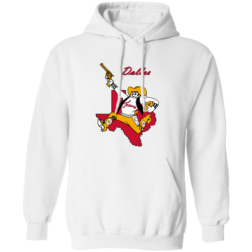 Dallas Texans Hoodie Pullover Classic NFL Football Team Fan Apparel color White