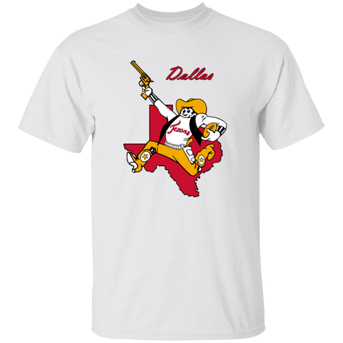 Dallas Texans T-shirt Classic NFL Football Team Fan Apparel color White