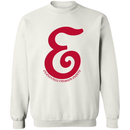 Evansville Crimson Giants Sweatshirt Crewneck Pullover NFL Football Team Fan Apparel color White