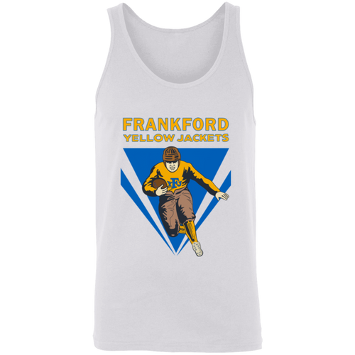 Frankford Yellow Jackets Tank Top NFL Football Team Fan Apparel color White