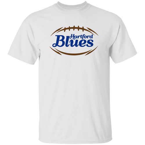 Hartford Blues T-shirt Classic NFL Football Team Fan Apparel color White