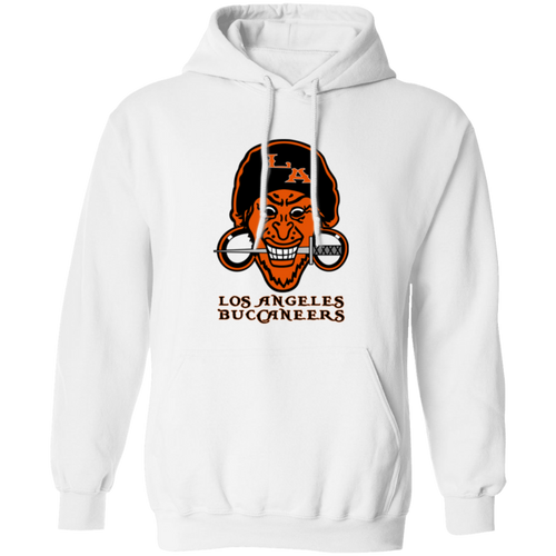 Los Angeles Buccaneers Hoodie Pullover Classic NFL Football Team Fan Apparel color White