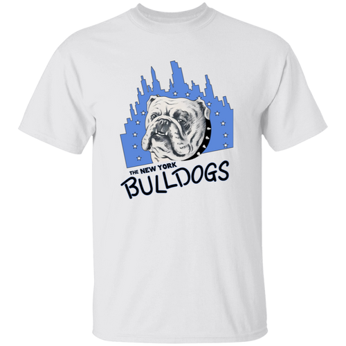 New York Bulldogs T-shirt Classic NFL Football Team Fan Apparel color White