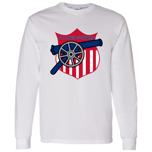 St. Louis Gunners Long Sleeve Shirt Classic | NFL Football Team Fan Apparel color White