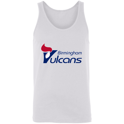 Birmingham Vulcans Tank Top WFL Football Team color White