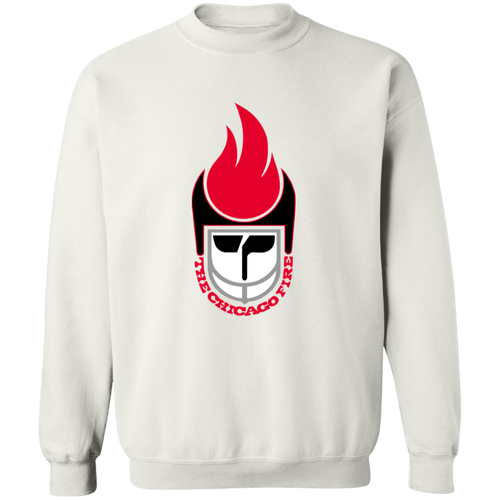 Chicago Fire Sweatshirt Crewneck Pullover WFL Football Team color White