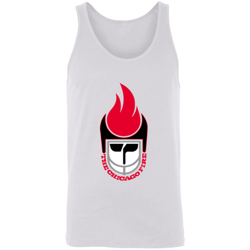 Chicago Fire Tank Top WFL Football Team color White