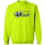 Chicago Winds Sweatshirt Crewneck Pullover WFL Football Team color Safety Green Chicago Winds Sweatshirt Crewneck Pullover WFL Football Team color Safety Green