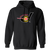 Detroit Wheels Hoodie Pullover Classic WFL Football Team color Black Detroit Wheels Hoodie Pullover Classic WFL Football Team color Black