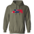 Florida Blazers Hoodie Pullover Classic WFL Football Team color Military Green Florida Blazers Hoodie Pullover Classic WFL Football Team color Military Green
