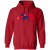 Florida Blazers Hoodie Pullover Classic WFL Football Team color Red Florida Blazers Hoodie Pullover Classic WFL Football Team color Red
