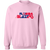 Florida Blazers Sweatshirt Crewneck Pullover WFL Football Team color Pink