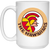 Hawaii Hawaiians Mug 15 oz. White Glossy Ceramic WFL Football Team Hawaii Hawaiians Mug 15 oz. White Glossy Ceramic WFL Football Team