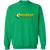 Houston Texans Sweatshirt Crewneck Pullover WFL Football Team color Irish Green Houston Texans Sweatshirt Crewneck Pullover WFL Football Team color Irish Green