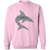 Jacksonville Sharks Sweatshirt Crewneck Pullover WFL Football Team color Pink Jacksonville Sharks Sweatshirt Crewneck Pullover WFL Football Team color Pink