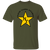 New York Stars T-shirt Classic WFL Football Team color Military Green New York Stars T-shirt Classic WFL Football Team color Military Green