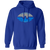 San Antonio Wings Hoodie Pullover Classic WFL Football Team color Royal Blue San Antonio Wings Hoodie Pullover Classic WFL Football Team color Royal Blue