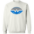 San Antonio Wings Sweatshirt Crewneck Pullover WFL Football Team color White San Antonio Wings Sweatshirt Crewneck Pullover WFL Football Team color White