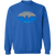 San Antonio Wings Sweatshirt Crewneck Pullover WFL Football Team color Royal Blue San Antonio Wings Sweatshirt Crewneck Pullover WFL Football Team color Royal Blue