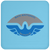 San Antonio Wings Drink Coaster WFL Football Team color Columbia Blue San Antonio Wings Drink Coaster WFL Football Team color Columbia Blue