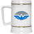 San Antonio Wings Beer Stein 22 oz. White Ceramic WFL Football Team San Antonio Wings Beer Stein 22 oz. White Ceramic WFL Football Team