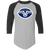 Virginia Ambassadors Raglan Shirt Colorblock WFL Football Team color Athletic Heather Grey/Black Virginia Ambassadors Raglan Shirt Colorblock WFL Football Team color Athletic Heather Grey/Black