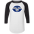 Virginia Ambassadors Raglan Shirt Colorblock WFL Football Team color White/Black Virginia Ambassadors Raglan Shirt Colorblock WFL Football Team color White/Black