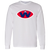 Washington Ambassadors Long Sleeve Shirt Classic WFL Football Team color White Washington Ambassadors Long Sleeve Shirt Classic WFL Football Team color White