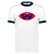 Washington Ambassadors Ringer T-shirt WFL Football Team color White/Navy Washington Ambassadors Ringer T-shirt WFL Football Team color White/Navy