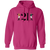 21 Club Hoodie Pullover Classic New York City Nightclub Fashion color Heliconia