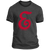 Evansville Crimson Giants Ringer T-shirt Cotton NFL Football Team color Dark Heather Grey/Black