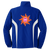Southern California Sun Raglan Jacket Colorblock WFL Football Team color Royal Blue/White