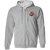 Boston Bulldogs Full Zip Hoodie NFL Football Team color Sport Grey Boston Bulldogs Full Zip Hoodie NFL Football Team color Sport Grey