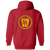 Columbus Panhandles Full Zip Hoodie NFL Football Team color Red Columbus Panhandles Full Zip Hoodie NFL Football Team color Red