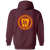 Columbus Panhandles Full Zip Hoodie NFL Football Team color Maroon Columbus Panhandles Full Zip Hoodie NFL Football Team color Maroon