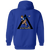 Dayton Triangles Full Zip Hoodie NFL Football Team color Royal Blue Dayton Triangles Full Zip Hoodie NFL Football Team color Royal Blue