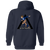 Dayton Triangles Full Zip Hoodie NFL Football Team color Navy Dayton Triangles Full Zip Hoodie NFL Football Team color Navy