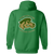 Memphis Hound Dogs Full Zip Hoodie NFL Football Team color Irish Green Memphis Hound Dogs Full Zip Hoodie NFL Football Team color Irish Green