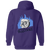 New York Bulldogs Full Zip Hoodie NFL Football Team color Purple New York Bulldogs Full Zip Hoodie NFL Football Team color Purple