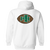 Rock Island Independents Full Zip Hoodie NFL Football Team color White Rock Island Independents Full Zip Hoodie NFL Football Team color White