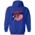 St. Louis Gunners Full Zip Hoodie NFL Football Team color Royal Blue St. Louis Gunners Full Zip Hoodie NFL Football Team color Royal Blue