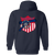 St. Louis Gunners Full Zip Hoodie NFL Football Team color Navy St. Louis Gunners Full Zip Hoodie NFL Football Team color Navy