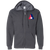 Birmingham Americans Full Zip Hoodie WFL Football Team color Athletic Heather Grey Birmingham Americans Full Zip Hoodie WFL Football Team color Athletic Heather Grey