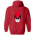 Chicago Fire Full Zip Hoodie WFL Football Team color Red Chicago Fire Full Zip Hoodie WFL Football Team color Red
