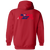 Florida Blazers Full Zip Hoodie WFL Football Team color Red Florida Blazers Full Zip Hoodie WFL Football Team color Red