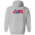 Florida Blazers Full Zip Hoodie WFL Football Team color Sport Grey Florida Blazers Full Zip Hoodie WFL Football Team color Sport Grey