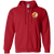 Hawaii Hawaiians Full Zip Hoodie WFL Football Team color Red Hawaii Hawaiians Full Zip Hoodie WFL Football Team color Red