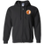 Hawaii Hawaiians Full Zip Hoodie WFL Football Team color Black Hawaii Hawaiians Full Zip Hoodie WFL Football Team color Black
