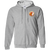Hawaii Hawaiians Full Zip Hoodie WFL Football Team color Sport Grey Hawaii Hawaiians Full Zip Hoodie WFL Football Team color Sport Grey