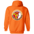 Hawaii Hawaiians Full Zip Hoodie WFL Football Team color Orange Hawaii Hawaiians Full Zip Hoodie WFL Football Team color Orange